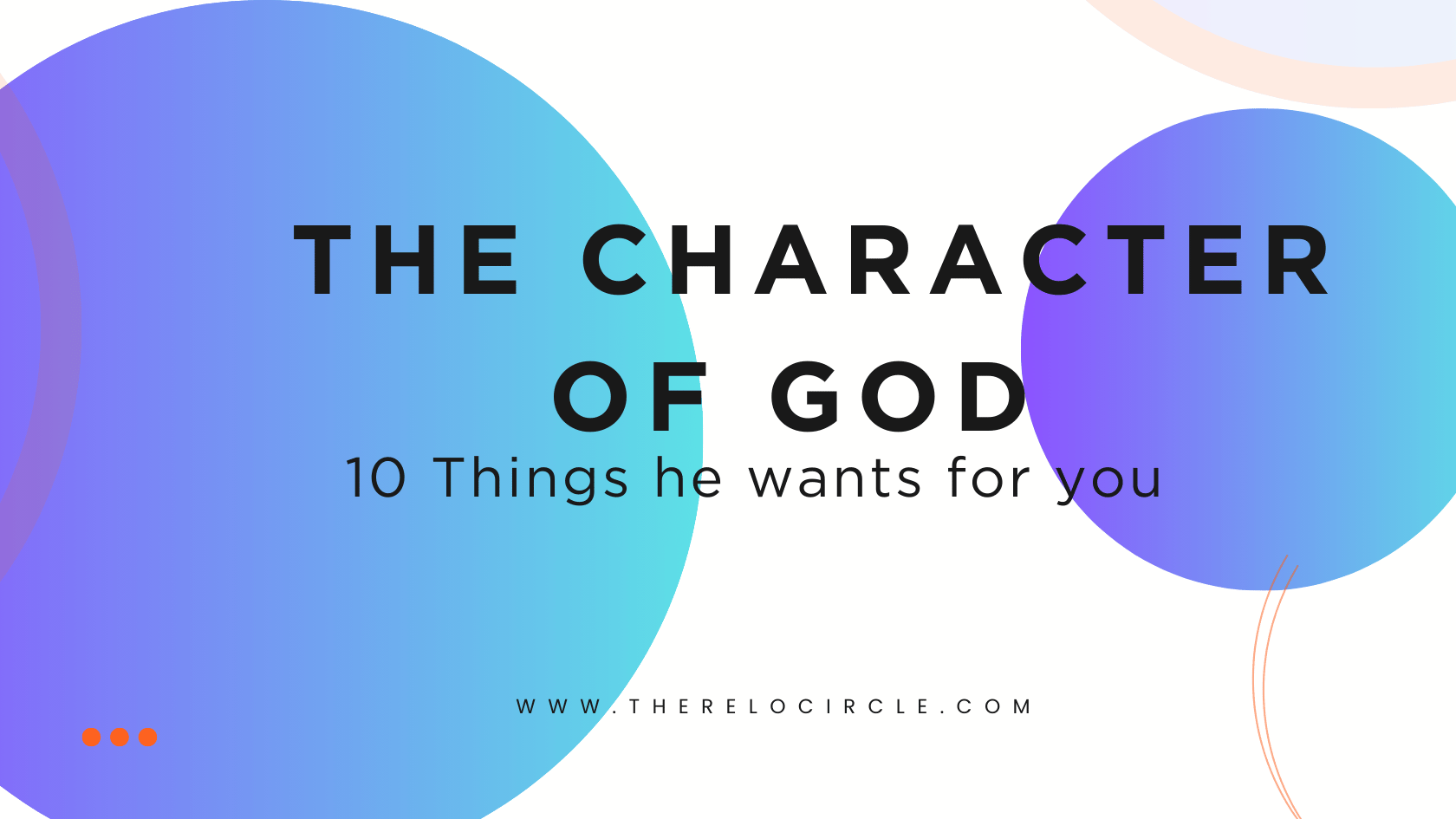 the character of god